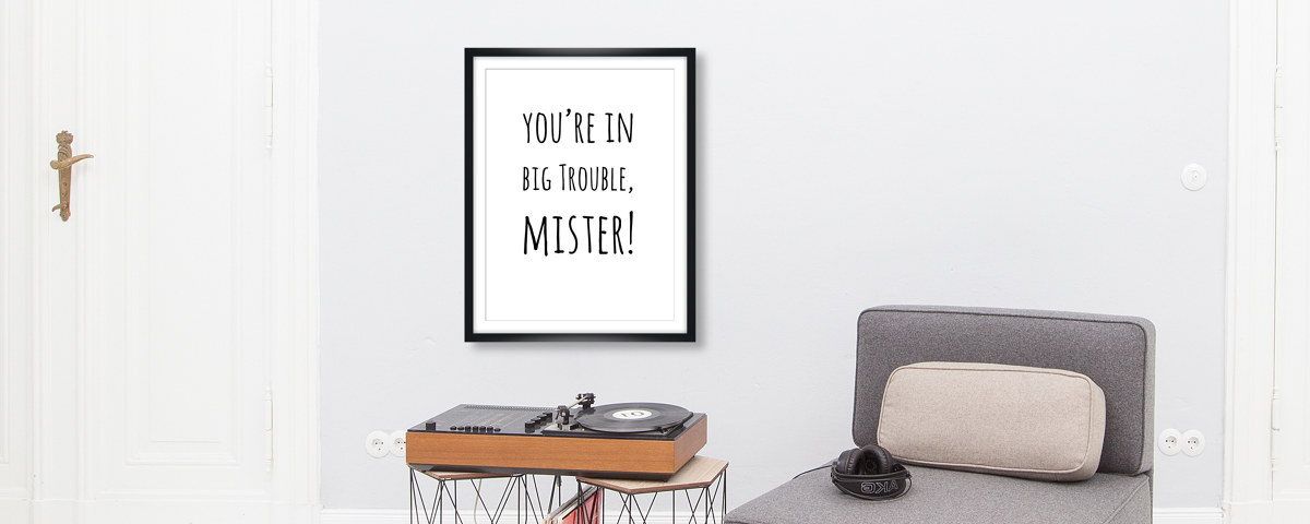 Big Trouble Mister Poster