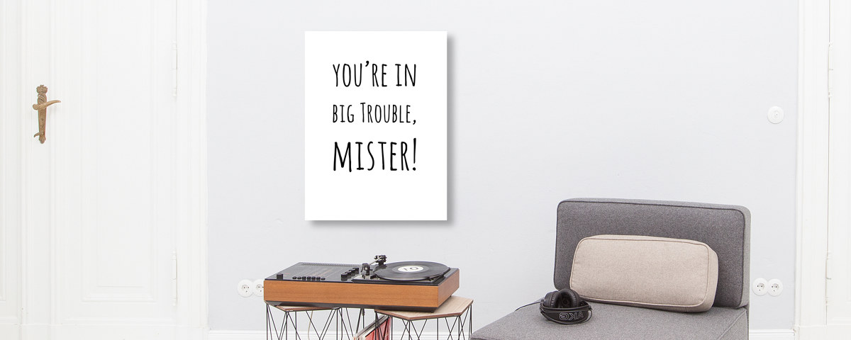 Big Trouble Mister Poster