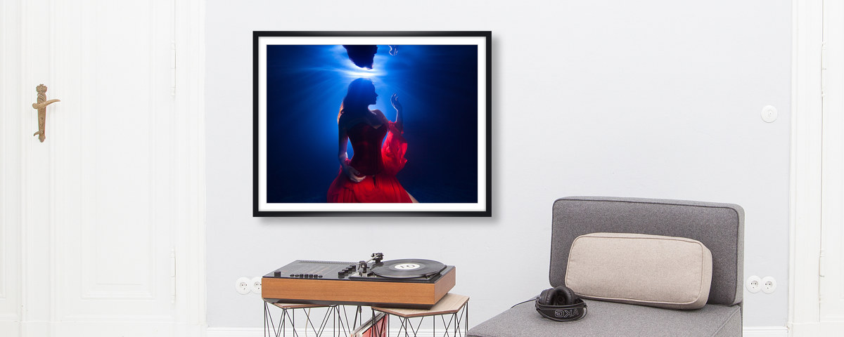 Unterwasser Fotografie Frau