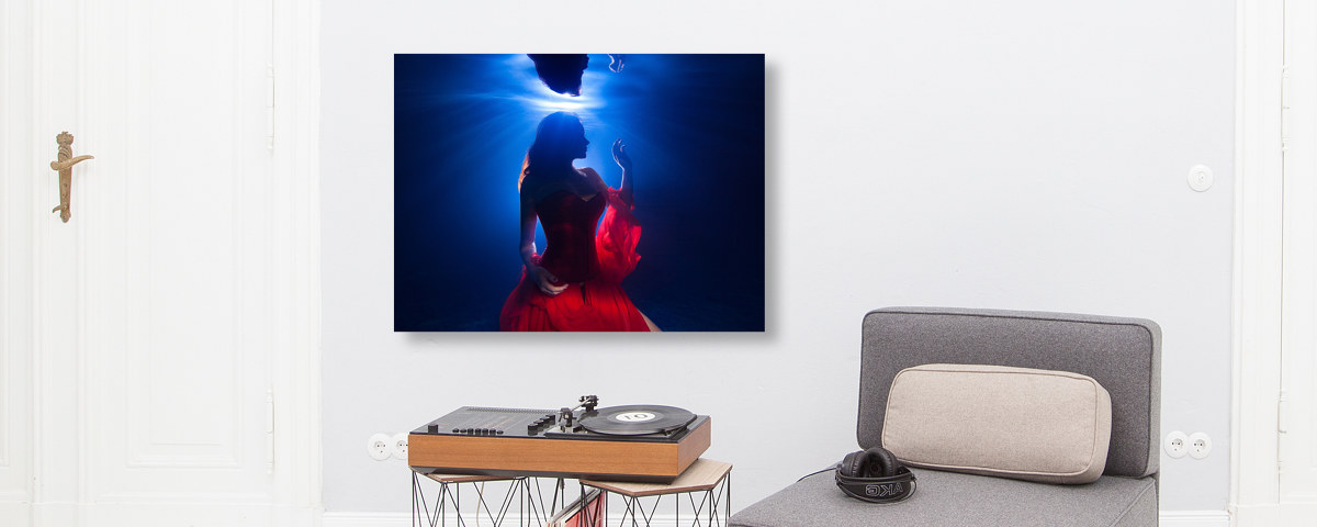 Unterwasser Fotografie Frau