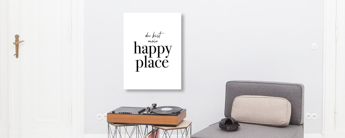 du bist mein happy place