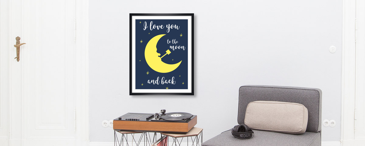 I love you to the moon Bild