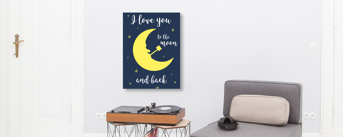 I love you to the moon Bild