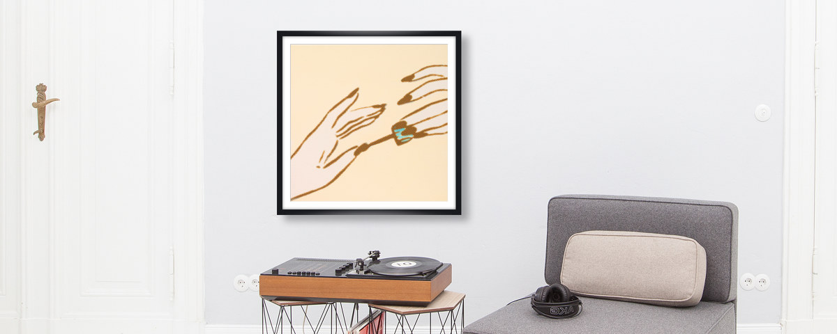 Pop Art Nagellack Bild