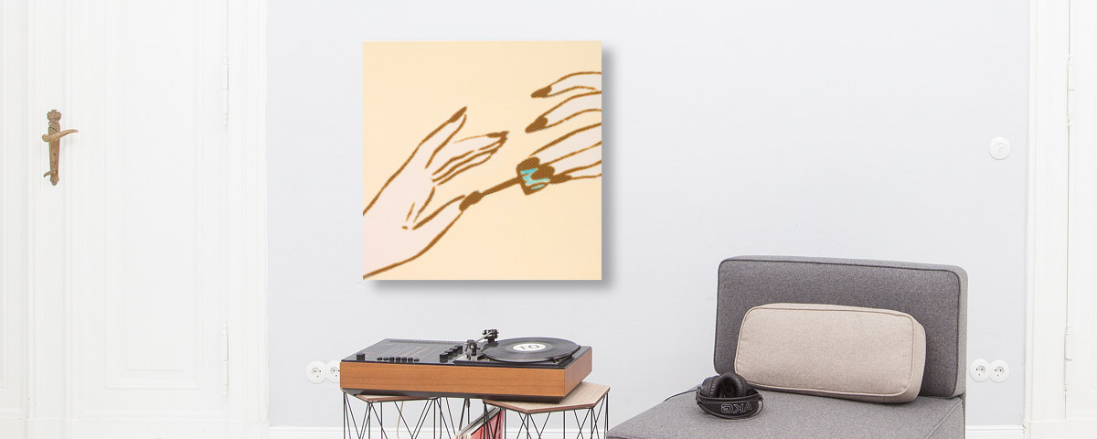 Pop Art Nagellack Bild