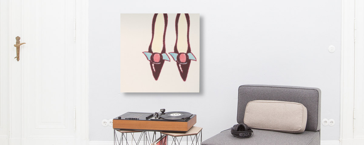 Pop Art Bild Schuhe