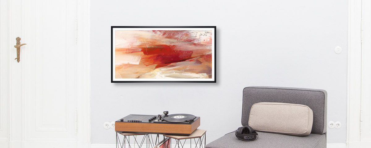 abstraktes Bild von Sanddünen