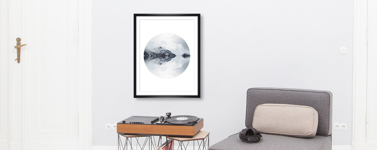 Snow Mountain Reflection