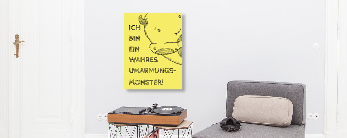 Umarmungsmonster Spruch