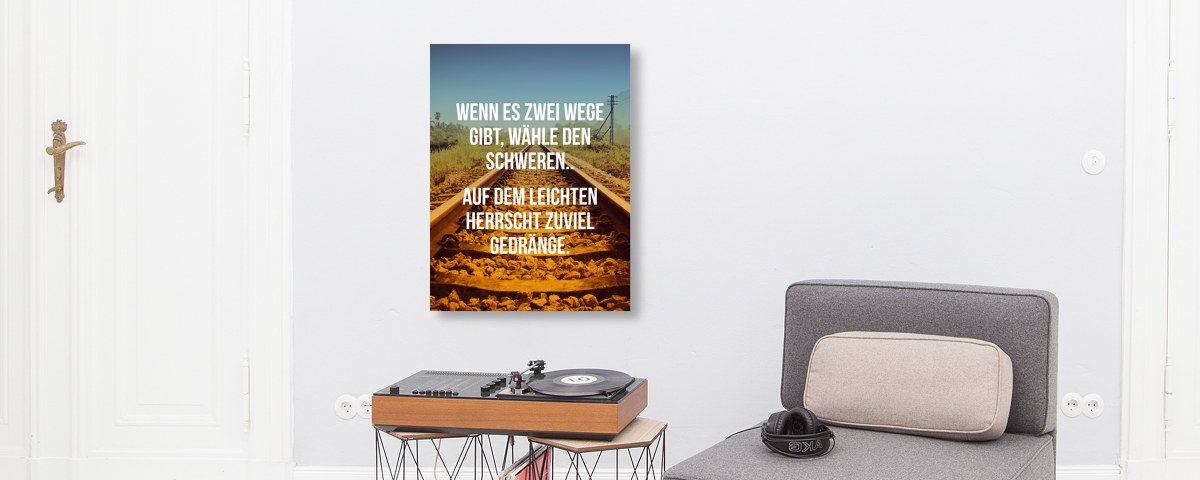 Wenn es zwei Wege gibt