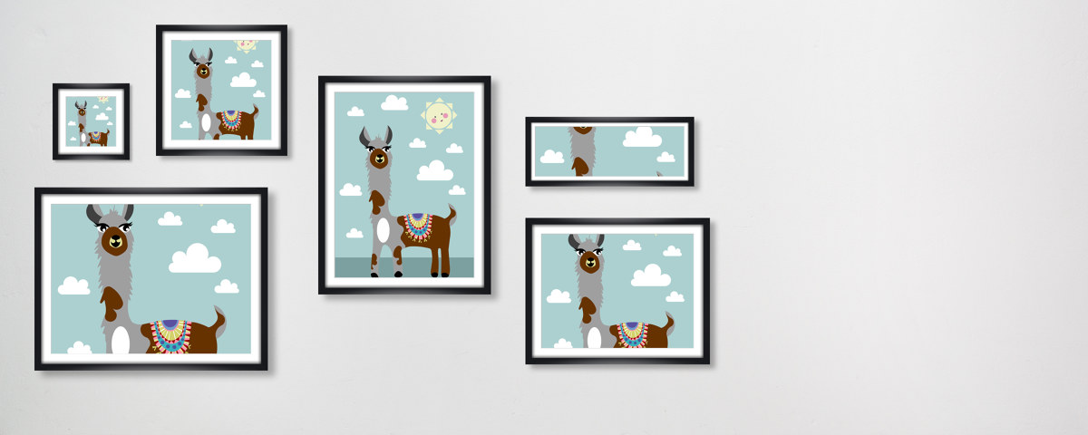 Alpaka im Wolkenmeer