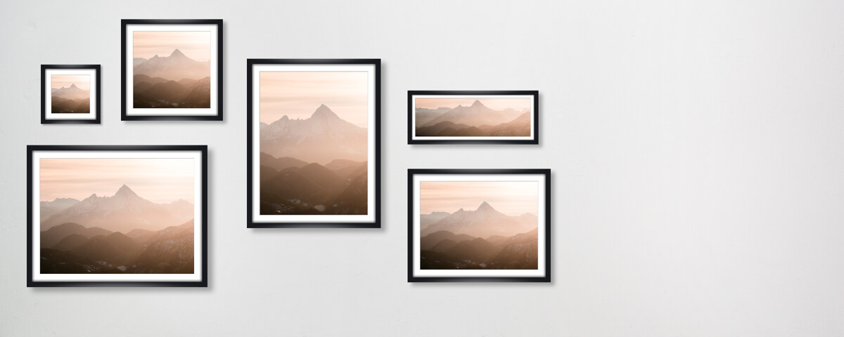 Alpen im Winterlicht