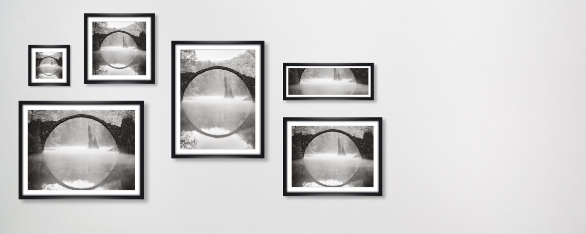 Rakotzbruecke im Nebel