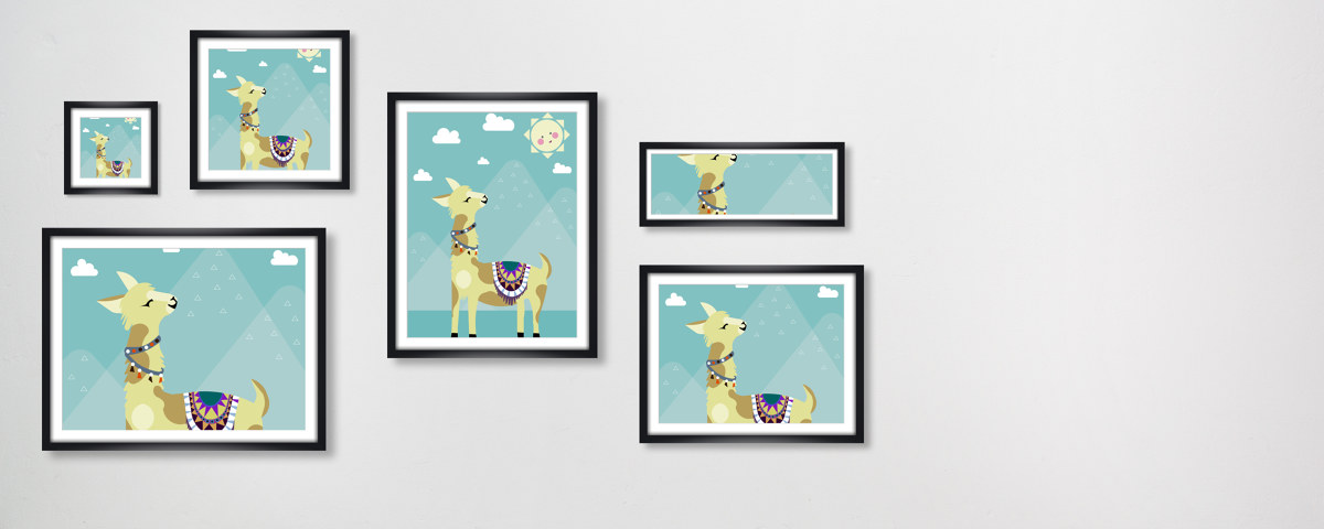 Sonnenanbeter Alpaka