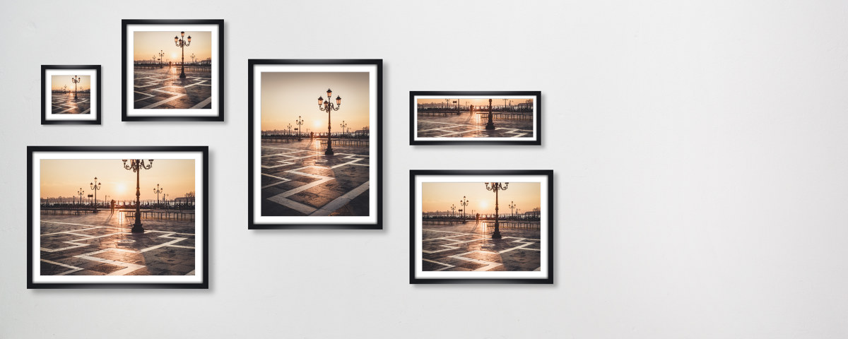 Sonnenaufgang am Piazza San Marco Venedig