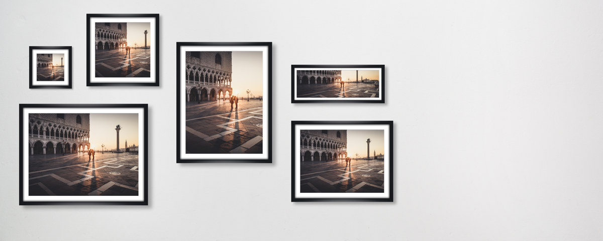 Sonnenaufgang am Piazza San Marco Venedig