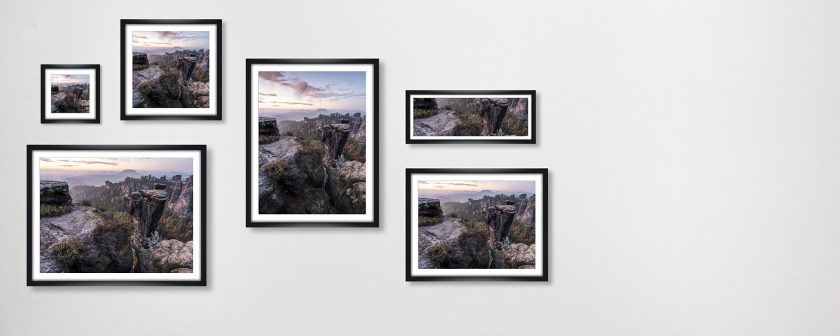 Wehlnadel mit Basteiaussicht Elbsandsteingebirge - Saechsische Schweiz