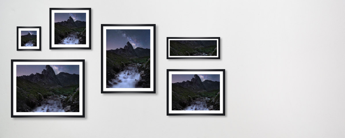 Bild Sternenhimmel Alpen