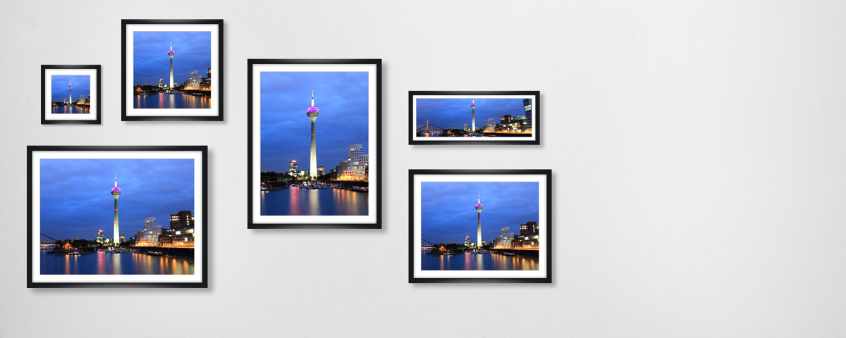 Duesseldorfer Skyline Poster