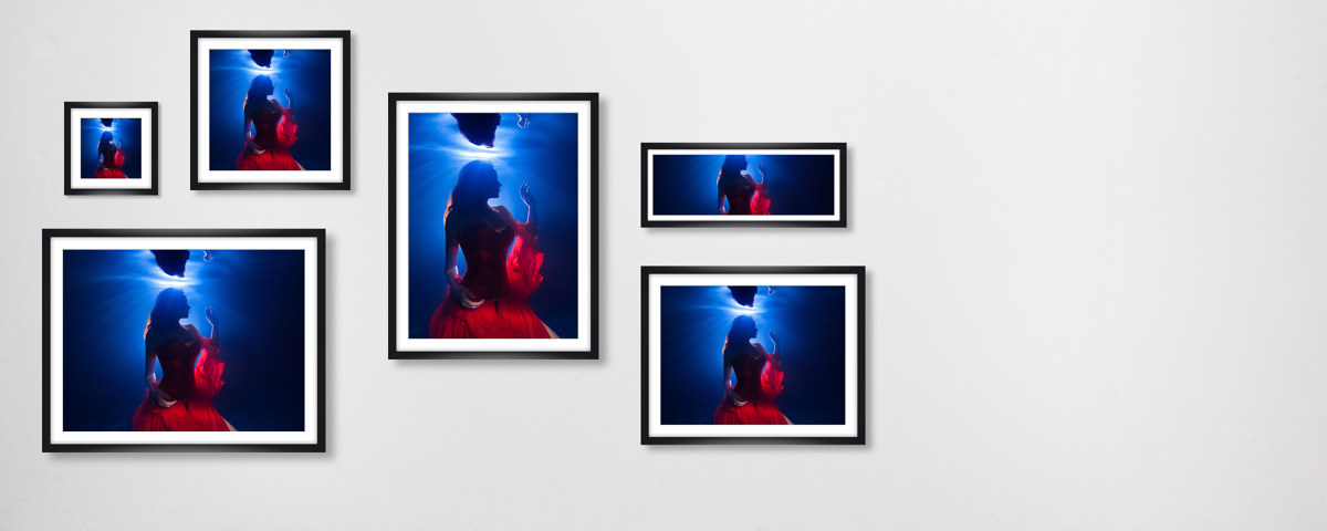 Unterwasser Fotografie Frau