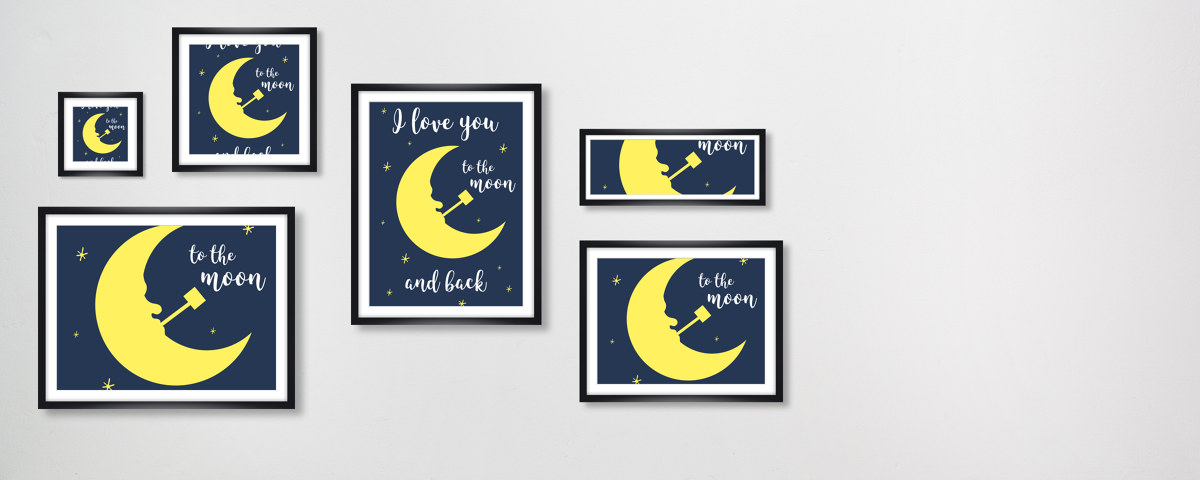 I love you to the moon Bild