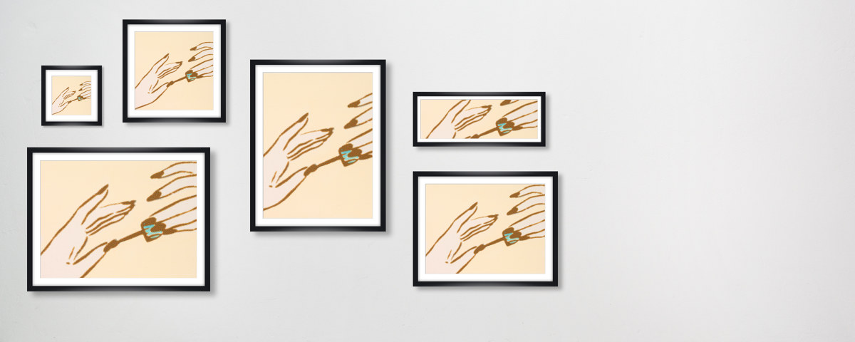 Pop Art Nagellack Bild