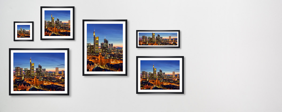 Poster Frankfurt Skyline