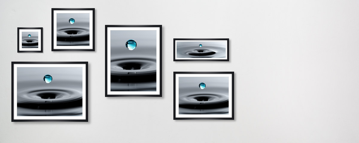 Poster Wassertropfen