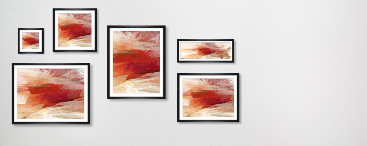 abstraktes Bild von Sanddünen