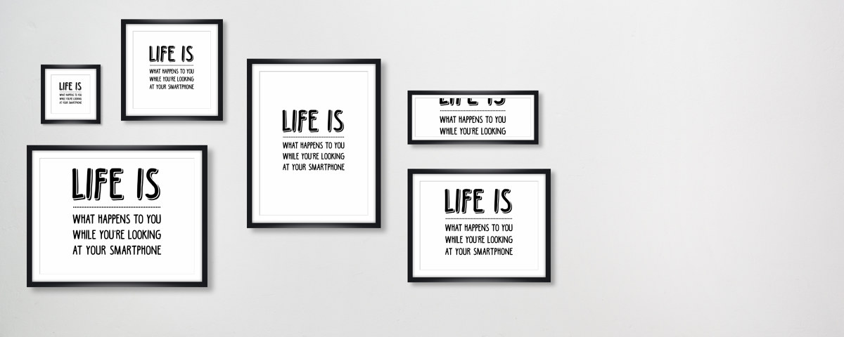 Smartphone Spruch Motiv