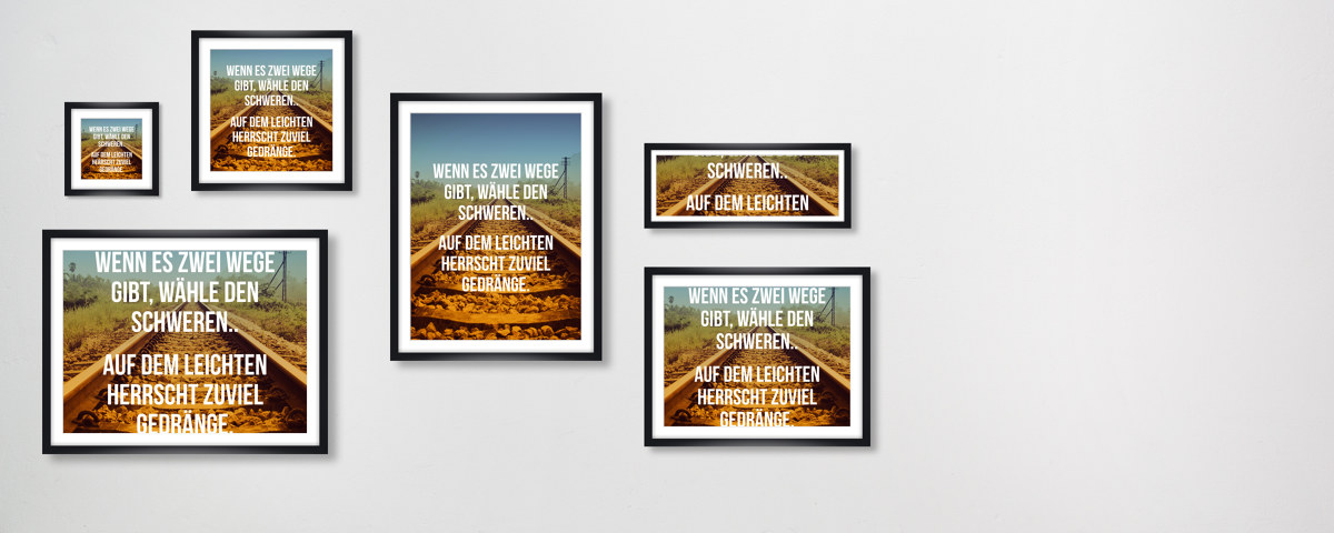 Wenn es zwei Wege gibt