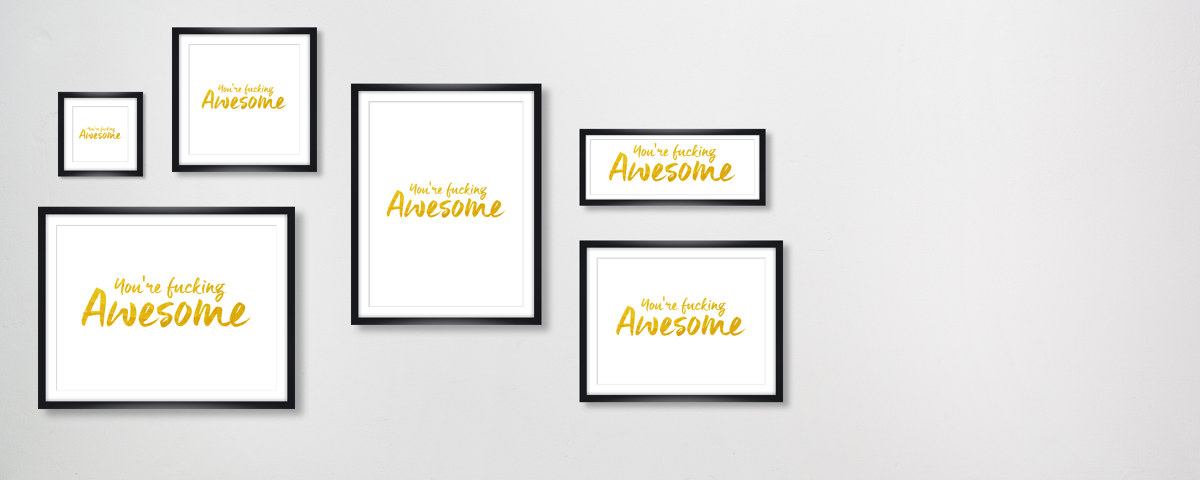 You're fucking awesome