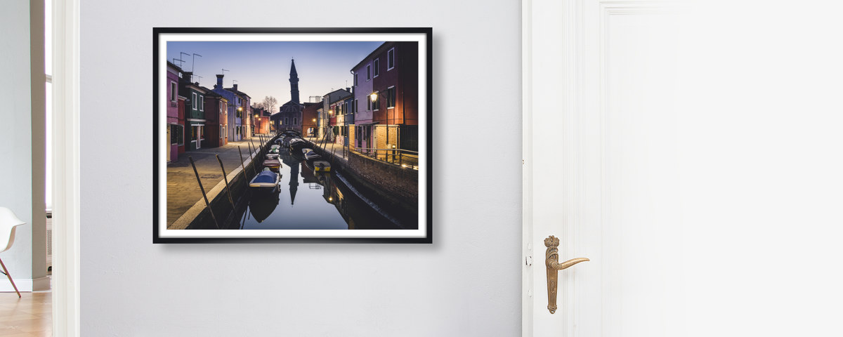 Burano Canal Study Venedig