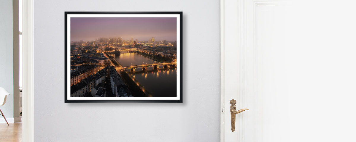 Frankfurter Skyline im Nbeel