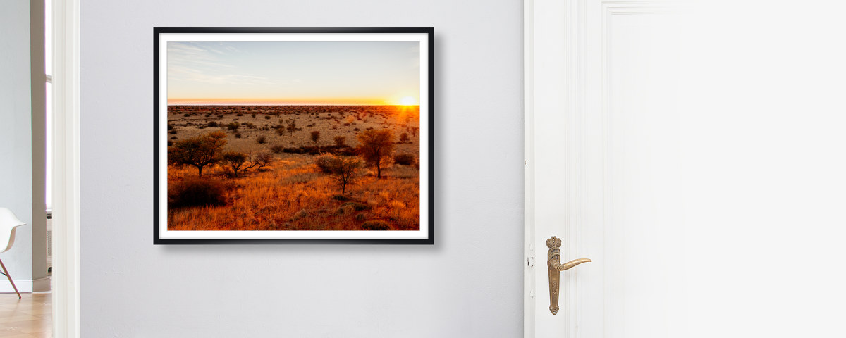 Kalahari Sonnenaufgang