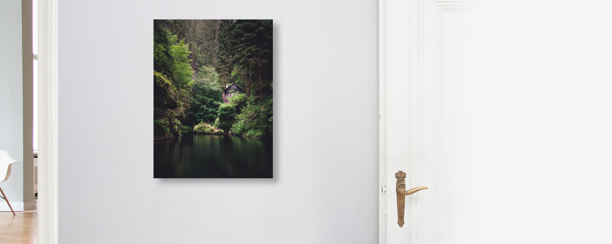 Huette am Edmundsklamm Boehmische Schweiz