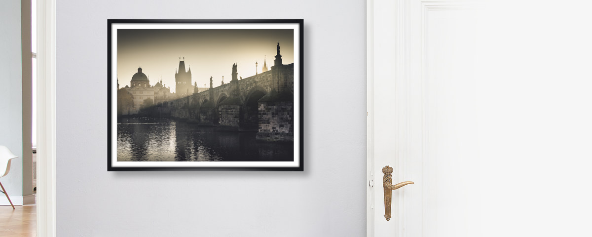 Karlsbruecken Panorama Prag