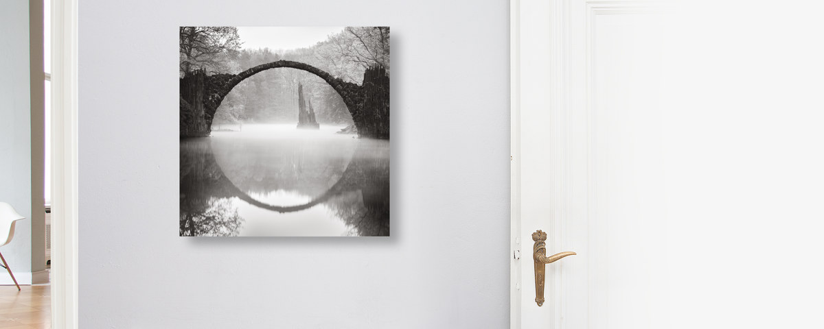 Rakotzbruecke im Nebel