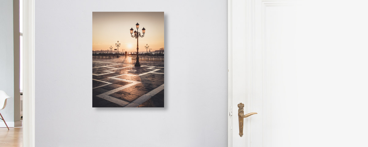 Sonnenaufgang am Piazza San Marco Venedig