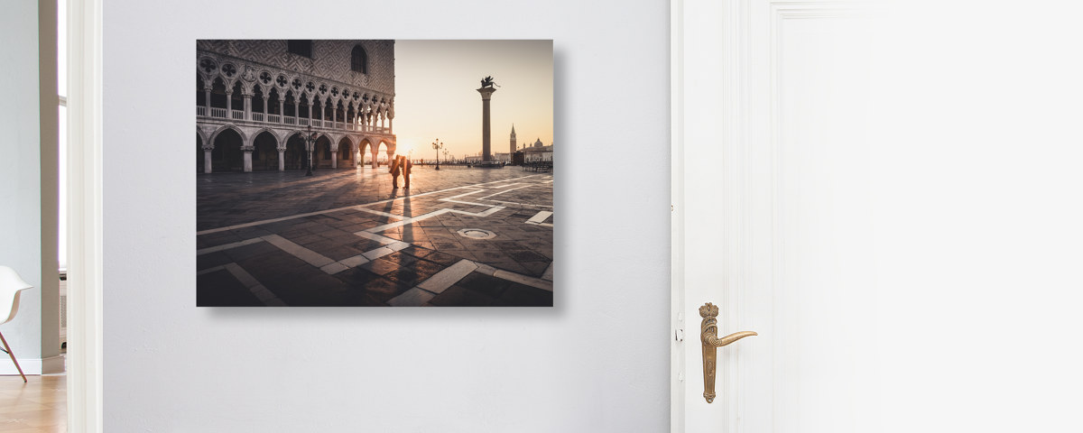 Sonnenaufgang am Piazza San Marco Venedig