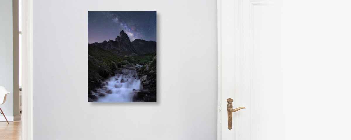 Bild Sternenhimmel Alpen