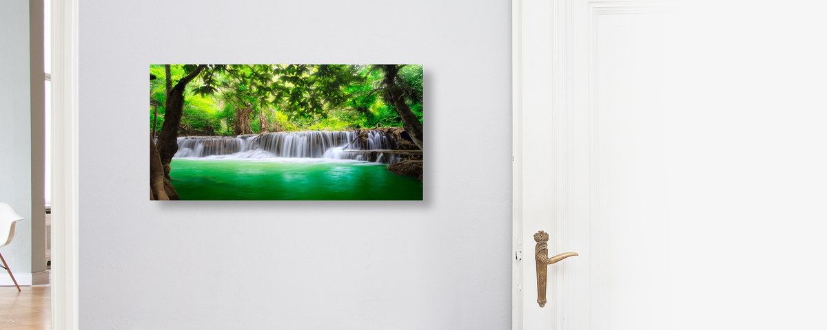 Waterval motief tropisch