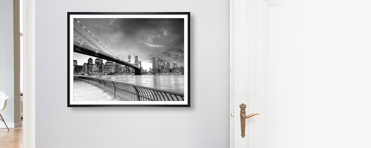 Lever de soleil sur pont brooklyn