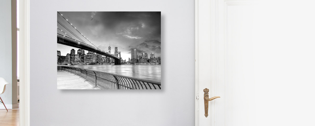 Lever de soleil sur pont brooklyn