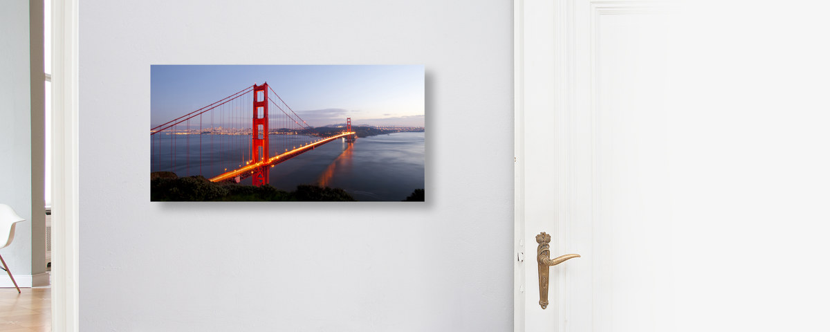 crepuscule golden gate bridge