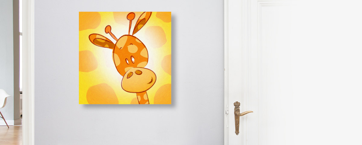 Kinderzimmerbild Giraffe