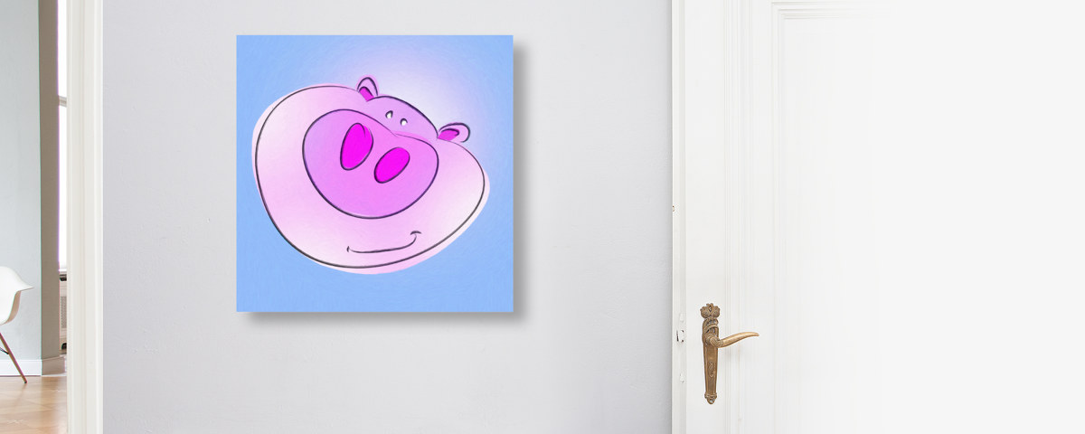 Image chambre d'enfant cochon