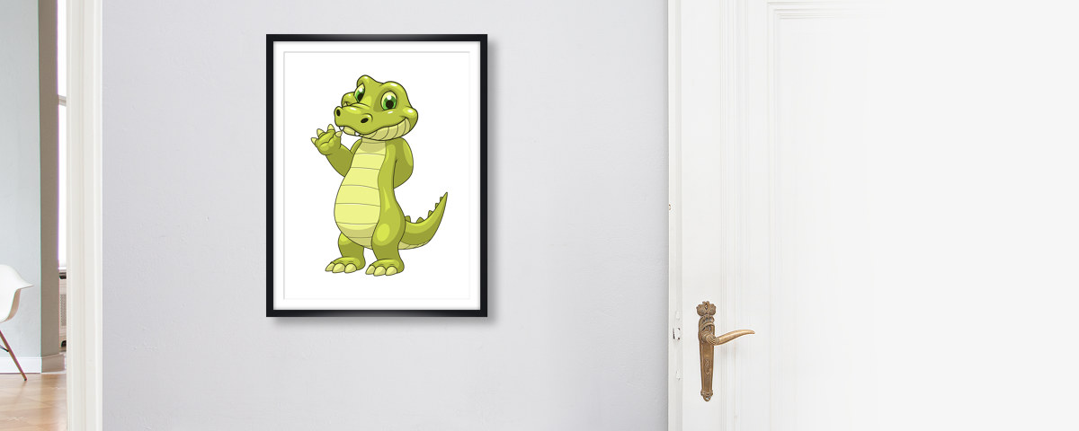 Krokodil Kinderbild
