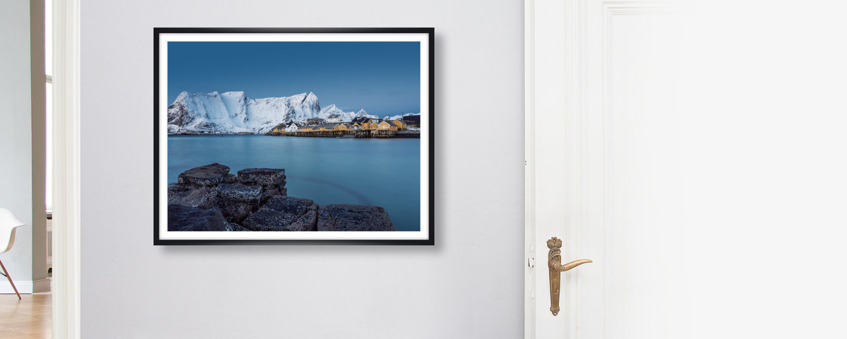 Winterlandschaft Lofoten