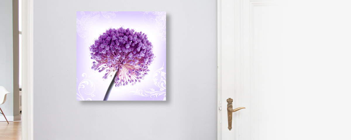 Poster motifs floraux